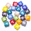 Nuevo Cristal Facetado Agujero Central Trébol de Cuatro Hojas 12mm Jade Porcelana Cristal Cuentas Accesorios para Tocados Accesorios para Joyería DIY