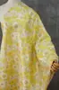 Tecido decorativo jacquard de panda girassol estilo pastoral, um design fresco e simples, adequado para roupas infantis, coletes cheongsam e bolsas tecidas em cores