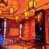 Lanternas de Palácio de Ferro Forjado Estilo Antigo, Coleção de Música Folclórica, Bares, Casas de Chá, Restaurantes de Hot Pot, Cafés, Lanternas de Jantar, Luzes Pendentes, Iluminação Retrô
