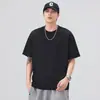 Ropa para Hombre Xintang Dropshipping 2026 Camiseta de Manga Corta Verano Top Camiseta de Manga Corta de Color Sólido Pesada Estilo Retro Americano para Hombre