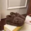 Zapatos tipo gorro, zapatos de algodón, mocasines sin cordones forrados de polar, zapatos peludos para mujer, nuevo estilo 2026, versátiles para usar al aire libre, suela gruesa, otoño e invierno