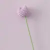 Tulipán de Crochet Creativo Cabeza Gruesa Producto Terminado Decoración del Hogar Exquisito Tejido de Hilo Tulipán Ramo Regalo