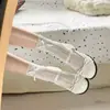 Zapatos de tacón alto de encaje con lazo estilo francés populares para mujer, nuevos zapatos de tacón grueso para otoño 2026 para combinar con faldas, zapatos Mary Jane