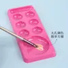 Paleta de Arte para Uñas Macaron Estilo Japonés al por Mayor Salón de Uñas Herramienta para Mezclar Colores Pigmento Gel Esmalte de Uñas