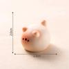 Micro Paisagem Ornamentos Desenho Animado Bonito Porquinho Wangzi Pequeno Pão Cozido no Vapor Comida Brincar DIY Saco Surpresa Grampo de Cabelo Decoração Acessórios