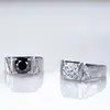 Japón y Corea del Sur Celebridad de Internet Popular Lingling Anillo para Hombre Microincrustación 2 Quilates Diseño de Boca Viva Moda Anillo para Hombre Transfronterizo en stock