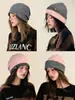 Gorro de Punto al por Mayor Nuevo Estilo Otoño e Invierno de 25 Años para Mujer, Versátil y Cálido para el Invierno, Gorro de Lana Casual y Versátil para Clima Frío