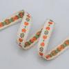 Pequeno Fresco Jacquard Coração Tecido de Fita Roupa Bagagem Chapéu Bainha com Laço Material Renda Pequena Fita Floral