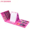 Comercio Exterior Transfronterizo 145 Caja de Aluminio Niños Pluma de Acuarela para Niños Set de Caja de Regalo Brochas Herramientas Estudiante de Arte Caja de Set de Pintura de Lujo