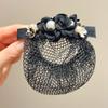 Malla para el Cabello de Niña Recogido de Baile Bolsillo Invisible para el Cabello de Niña Tocado de Flor Cabeza de Bola Accesorios Fijos para el Cabello Accesorios para el Cabello de Niñas
