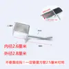 Gancho de barra transversal de tubo cuadrado 10-3.0, gancho recto de una línea para supermercado, papelería, accesorios, exhibidor de fundas de teléfono, gancho pequeño de hierro