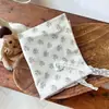 Tecido 100% Algodão 40 Fios Estampado Digitalmente, Tecido Floral Francês Vintage, Floral Escuro Estilo Coreano Ins para Roupas e Bolsas Femininas