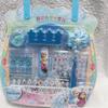 Collar de uñas con diseño de sirena de Sofía para niños, pegatinas para uñas seis en uno, pegatinas de diamantes