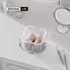 Divisor de Gaveta com Caixa Embutida para Cosméticos, Organizador de Mesa de Maquiagem Transparente em Acrílico para Máscaras Faciais, Caixa de Organização para Mesa