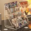 Soporte de Exhibición de Acrílico con Múltiples Niveles para Tarjetas, Papel de Arte y Mercancía