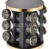 Almacenamiento de Cocina Transfronterizo Estante para Especias Botella Hogareña Botella de Condimento Tarro Caja de Especias Conjunto Combinado de Vidrio Estante para Especias