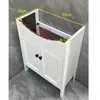 Material: Lavabo Cerámico Grande para Baño, Gabinete de Baño de Fibra de Carbono, Lavabo de 60cm, Qilede Zhu