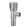 Válvula Angular de Segurança para Água Quente e Fria de Cobre Puro para Atacado do Fabricante, Válvula Angular Estilo Americano de Aço Inoxidável de Alto Padrão, Tipo Universal 304