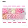 Caja de 10 Compartimentos Collar Hecho a Mano Pulsera DIY Kit para Ensartar Accesorios de Joyería para Ensartar Pulseras Cuentas