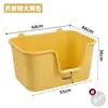 Bandeja para Gatos Extra Grande, Bandeja para Arena de Gato Ultra Gruesa, Antisalpicaduras, Elevada, Bandeja para Arena de Gato Extra Grande para Maine Coon, Bandeja para Gatos Abierta