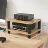 Gabinete de TV Multifuncional Simple Gabinete de Altavoz Estante Pies para Amplificador Soporte Amortiguador AV Soporte hifi CD