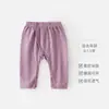 Pantalones de Protección para la Barriga de Bebé de Primavera para Salir, Pantalones con Broches en la Cintura para Bebés y Niños Pequeños, Pantalones Inferiores 100% Algodón para Primavera y Verano