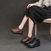 Zapatos de Plataforma de Suela Blanda Otoño 2026, Zapatos Individuales Estilo Retro Nuevo, Zapatos Tipo Madre Estilo Británico de Suela Gruesa, Zapatos Ligeros Antideslizantes de Moda para Mujer