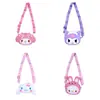 Nueva Linda Mochila Kuromi Billetera de Monedas de Silicona Perro de Orejas Grandes Bolso Cruzado Infantil Bolso de Hombro Princesa de Dibujos Animados