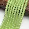 Cuentas de Vidrio de Color Calcedonia Imitación, Cuentas de Vidrio de Color Natural que No se Desvanecen, Cuentas Redondas, Accesorios para Joyería DIY, Cuentas para Hilo, Cuentas Sueltas