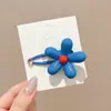 Pinza para el Cabello Exquisita de Gama Alta para Mujer Clip BB Estampado de Leopardo Retro Lindo Clip para Flequillo Lateral Accesorios para el Cabello de Moda con Temperamento