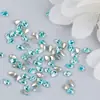 Azul Lago Brillante Circonita Fina Mini Pequeña Biselada Fondo Plano Joyería para Uñas Diamante Marquise Gota de Agua Joyería de Diamante