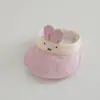 Sombrero de Bebé Otoño Corea del Sur Estilo Nuevo Lindo Dibujo Animado Protector Solar Exterior Ala Ancha Sombrero de Copa Abierta Sombrero con Protección Solar para Bebé