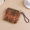 Nova Bolsa de Ombro Pequena de Pelúcia Estilo Coreano de Inverno para Mulheres, Bolsa de Mão Casual Versátil Elegante de Lã de Cordeiro