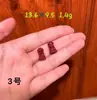 Acessórios Naturais de Areia Dourada Roxa de Alto Teor Cinnabar Acessórios de Coração de Buda de Bebê Cinnabar Acessórios DIY Pulseira de Contas Soltas