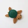 Pendente fofo de tricô de lã feito à mão tartaruga de crochê enviar amigos presente criativo boneca de crochê boneca
