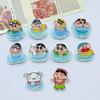 Verano Lindo Anime Crayon Shin Nuevo Parche DIY Pasador Broche Insignia Pegatina para Refrigerador Clip de PP Joyería Accesorios Pequeños