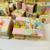 Labubu Caja Ciega Mini Caja Vacía Botella Bebida Miniatura Tienda de Conveniencia Resina Comida Juguete Caja de Videojuego Muñeca