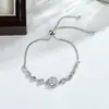 Pulseira Seiko Totalmente Diamantada Mais Vendida da Amazon, Feminina, Luxo Acessível, High-End, Pulseira Ajustável de Puxar, Estilo Cool da Ins
