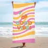 Alfombra de rizo patrón de moda toalla para sudar toalla de playa toalla de baño chal toallita de microfibra impresión digital costero