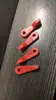 Accesorios para Máquinas de Tejer, Tornillos de Rosca Inversa, Manijas de Aluminio para Ferretería, Manijas Rojas
