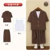 Conjunto Casual de Traje para Niños, Blazer Delgado de Manga Corta de Verano, Atuendo Elegante para Niños para Eventos, Pasarelas y Fotografía