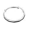 Artículos genuinos pulsera de bambú plateada en cobre ajustable de empuje y extracción estilo étnico simple pulsera femenina comercio electrónico transmisión en vivo fábrica venta al por mayor