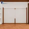 Nuevo Estante de Exhibición para Tienda de Ropa, Estante Lateral para Colgar Ropa de Mujer Montado en la Pared, Perchero de Pie, Estante de Exhibición de Ropa de Acero Inoxidable