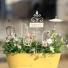 Estilo Japonês Zakka Arte em Ferro Vaso de Flores Decoração Inserção Arranjo de Flores Ornamento de Paisagem Plug-In de Inserção Acessório de Pendurar Acessório para Suculentas Outros