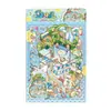 Pegatinas de Paisajismo 33cm Primavera Verano Otoño Invierno Tamaño Grande Estéreo 3D Pegatinas de Escena Miniatura para Niños Pegatinas de Descompresión para Estudiantes Pinturas