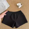 Shorts Esportivo Cinza de Cintura Baixa para Mulheres, Estilo Fino de Verão, Novo Outerwear de Cintura Alta 2025, Shorts de Cinco Pontos Sexy, Hot Pants Emagrecedor