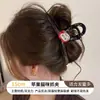 Pinza de Garra de Felpa Otoño e Invierno para Mujer Tacto de Alta Gama 2026 Nuevo Estilo para Cabello Grueso Parte Posterior de la Cabeza Pinza de Tiburón Pasador Accesorios para el Cabello