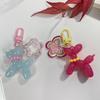 Llavero de Perro para Bolso Colgante de Mochila Hebilla de Auriculares con Cabeza de Especias Barbie VIP Ball Mariposa Azul Fresco Colgante GJ022