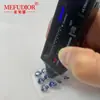 Piedra Suelta de Moissanita Color Azul Profundo Forma de Pera Gota de Agua Código de Cintura Anillo de Moissanita Cara Fuente de Fábrica Venta al por Mayor Joyería