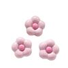 Punto de Color Brillante Flor de Cinco Pétalos Resina Accesorios DIY Pegamento Crema Carcasa para Teléfono Móvil Horquilla Taza de Agua Hebilla de Zapato Parche